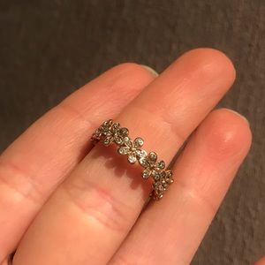 Pandora Rose Gold Flower Ring
